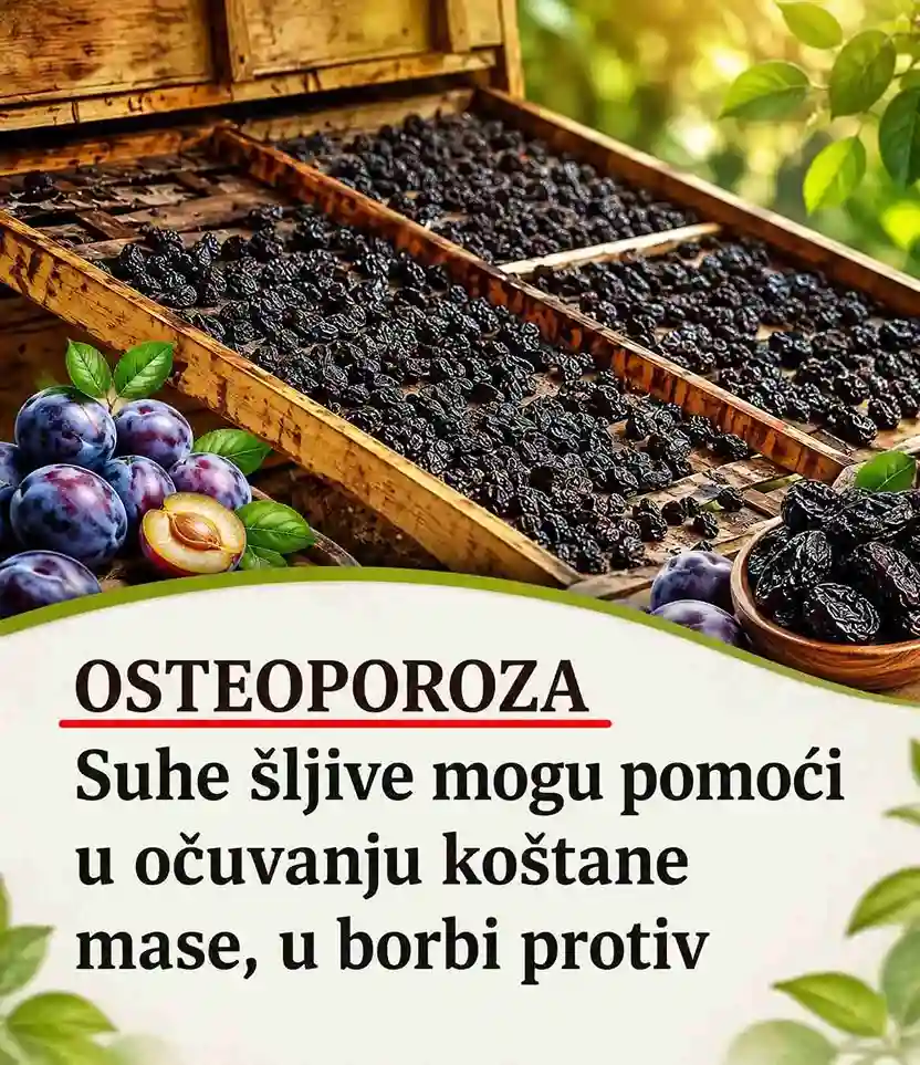 Nalazi obiju studija temelje se na podacima istih 235 žena u postmenopauzi i objavljeni su na poster sesiji na godišnjem sastanku Sjevernoameričkog društva za menopauzu (NAMS) u Atlanti, Georgia. Istraživanje je financirao California Prune Board. Osteoporoza može pogoditi bilo koga, ali žene su pod najvećim rizikom Istraživači s Nacionalnog instituta za zdravlje (NIH) pouzdanog izvora kažu da oko 10 milijuna odraslih Amerikanaca starijih od 50 godina ima osteoporozu, ali žene imaju 4 puta veću vjerojatnost da će razviti to stanje od muškaraca. Ovaj gubitak koštane mase dijelom je uzrokovan godinama, a dijelom padom razine estrogena, što pridonosi pojačanoj upali koja potiskuje stvaranje kostiju, prema NAMSTrusted Source. Upala povezana s gubitkom koštane mase Prva od dvije nove studije proučavala je odnos između stanica zvanih upalni medijatori, koje oslobađaju tvari za smanjenje upale, i različitih mjera zdravlja kostiju, uključujući gustoću i snagu kostiju. “Naša otkrića pokazuju da su upalni markeri negativno povezani sa zdravljem kostiju u žena u postmenopauzi, što sugerira da bi upala mogla biti važan posrednik za gubitak koštane mase u postmenopauzi i potencijalna meta za prehrambene terapije”, Connie Rogers, PhD, MPH, profesorica i voditeljica Odjel za nutricionističke znanosti na Sveučilištu Georgia, stoji u priopćenju. Žene koje su jele suhe šljive naspram onih koje nisu Druga studija, Trusted Source, usporedila je četiri skupine kako bi otkrila kakvu korist može imati jedenje suhih šljiva u sprječavanju gubitka koštane mase. Postojala je kontrolna grupa koja nije jela suhe šljive, grupa koja je jela 5 do 6 suhih šljiva dnevno, grupa koja je jela 10 do 12 suhih šljiva dnevno i kombinirana grupa – koja se sastojala od žena koje su jele 5 do 6 ili 10 do 12 suhih šljiva dnevno. “Naše najnovije istraživanje predstavlja najveće ispitivanje, s kohortom od preko 200 žena u postmenopauzi, za istraživanje veze između suhih šljiva i povoljnog zdravlja kostiju”, rekla je za Healthline glavna istraživačica studije, dr. Mary Jane De Souza, FACSM. ‘Uticaj suhih sljiva “Kroz prethodne manje studije, istraživači su izvijestili o onome što se naziva pozitivnim ‘učinkom suhih šljiva’, otkrivajući da se čini da suhe šljive igraju važnu ulogu u zdravlju kostiju”, objasnio je De Souza. Objasnila je da je ovo veće, randomizirano kontrolirano ispitivanje (RCT) provedeno kako bi se potvrdili i ponovili nalazi iz ranijih manjih ispitivanja koja sugeriraju da bi suhe šljive mogle biti “obećavajuća, nefarmakološka nutricionistička intervencija” za očuvanje kostiju i održavanje gustoće i snage kostiju. Suhe šljive sprječavaju gubitak koštane mase De Souzini nalazi također pokazuju da je združena grupa žena doživjela mjerljive dobrobiti za kosti. “Iako nismo bili nužno iznenađeni trenutnim rezultatima s obzirom na prethodne studije koje su također pokazale pozitivne korelacije sa zdravljem kostiju”, rekla je. “Ova je studija najveća randomizirana kontrolirana studija do sada provedena na tu temu, pa smo bili prilično zadovoljni vidjeti ovu vrstu rezultata među tako značajnom veličinom uzorka.” Suhe šljive djeluju protuupalno De Souza je primijetio da suhe šljive sadrže nekoliko vitamina i minerala važnih za kosti, ali je rekao da “nije nužno jasno” što to u suhim šljivama ima povoljan učinak na zdravlje kostiju. “Suhe šljive su dobre za kosti”, rekao je De Souza. “Također znamo da suhe šljive imaju protuupalni učinak, a posebno smo proučavali taj učinak i uskoro ćemo izvijestiti o tim nalazima.” “Željni smo nastaviti s ovom vrstom istraživanja vezanog uz zdravlje kostiju, dok također proširujemo istraživanja o utjecaju suhih šljiva na osovinu crijeva i kosti i što istraživanje može otkriti o toj povezanosti”, dodao je De Souza. Prehrana može igrati ‘značajnu’ ulogu u preokretu bolesti Emily Feivor, RDN, registrirana dijetetičarka na Long Island Jewish Forest Hillsu u Queensu, dijelu Northwell Healtha u New Yorku, rekla je za Healthline da hrana može biti “značajan dio” za preokret bolesti kod mnogih kroničnih bolesti, uključujući: pretilost dijabetes srčana bolest “Medicinska nutricionistička terapija koristi se svaki dan kako bi pomogla u poboljšanju stanja uhranjenosti u mnogim od ovih stanja koja se mogu spriječiti”, rekao je Feivor. “One koji su u predijabetesu ili imaju dijabetes potiče se da ograniče dodane šećere i uključe više složenih ugljikohidrata i vlakana kako bi smanjili A1C [razine šećera u krvi]. Onima kojima je dijagnosticirana bolest srca savjetuje se da prate zasićene masti, povećaju nezasićene masti i vlakna kako bi smanjili kolesterol.” Suhe šljive osiguravaju vitamin K i kalij Feivor je ponovio nalaze studije i rekao da suhe šljive osiguravaju hranjive tvari neophodne za održavanje zdravih kostiju. “U samo četiri suhe šljive dobivamo 23% naše dnevne vrijednosti vitamina K, koji stvara proteine ​​koji pomažu u izgradnji naših kostiju, kao i 6% naših dnevnih potreba za kalijem, koji pomaže u sprječavanju gubitka kalcija iz naših kostiju. ”, rekao je Feivor. “S obzirom na to da su bogati ovim hranjivim tvarima, mogli bi biti korisni za one kojima je dijagnosticiran gubitak koštane mase.” Dio uravnotežene prehrane Prema Feivoru, porcija suhih šljiva također osigurava obje vrste vlakana: topiva i netopiva. “Svaka porcija suhih šljiva sadrži tri grama, što pomaže u regulaciji razine kolesterola i kretanju hrane kroz naš probavni trakt”, rekla je. Feivor je naglasio da osim što su izvrstan izvor vlakana, suhe šljive ne sadrže dodani šećer, izvrstan su izvor minerala i “mogu biti zdrav izbor u uravnoteženoj prehrani”. Međutim, Feivor je upozorila da iako “jaki dokazi” podupiru dobrobiti konzumiranja suhih šljiva na temelju njihovog prehrambenog sastava, ona ih ne bi preporučila kao jedini izvor liječenja bolesti kostiju. Zakljucak Nova istraživanja otkrivaju da ženama u postmenopauzi uključivanje suhih šljiva u njihovu svakodnevnu prehranu može spriječiti gubitak koštane mase povezan s osteoporozom. Stručnjaci kažu da suhe šljive sadrže mnoge hranjive tvari povezane sa zdravljem kostiju, ali da je još uvijek nejasno zašto imaju učinak koji su istraživači uočili. Također kažu da nije dobra ideja oslanjati se samo na jedenje suhih šljiva kao lijek za bolesti kostiju.