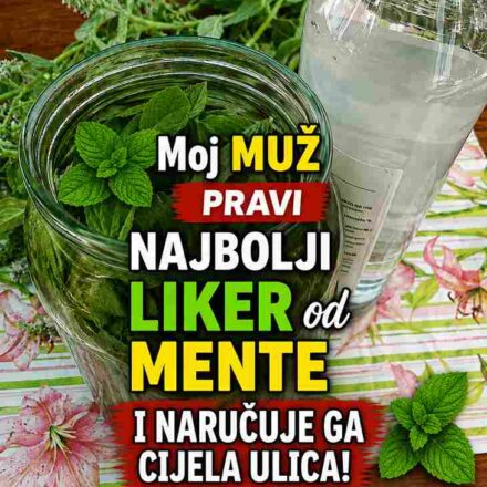 🌿 Moj muž pravi najbolji liker od mente – naručuje ga cijela ulica!