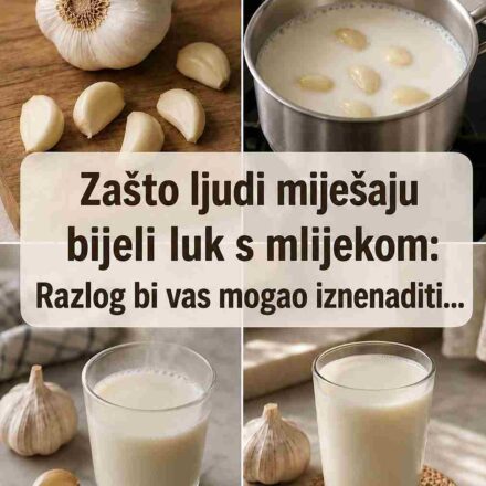 Pomiješajte bijeli luk s mlijekom i možda ćete se iznenaditi