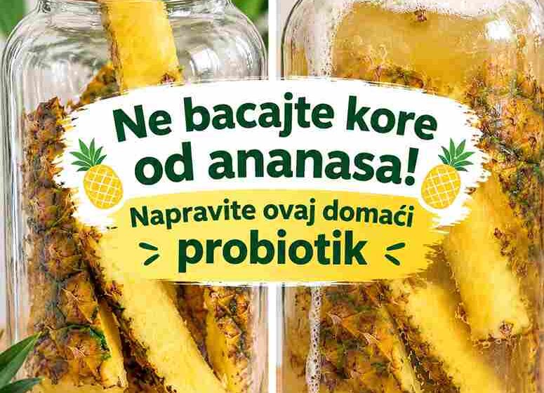 Kako od kora ananasa napraviti domaći probiotički napitak